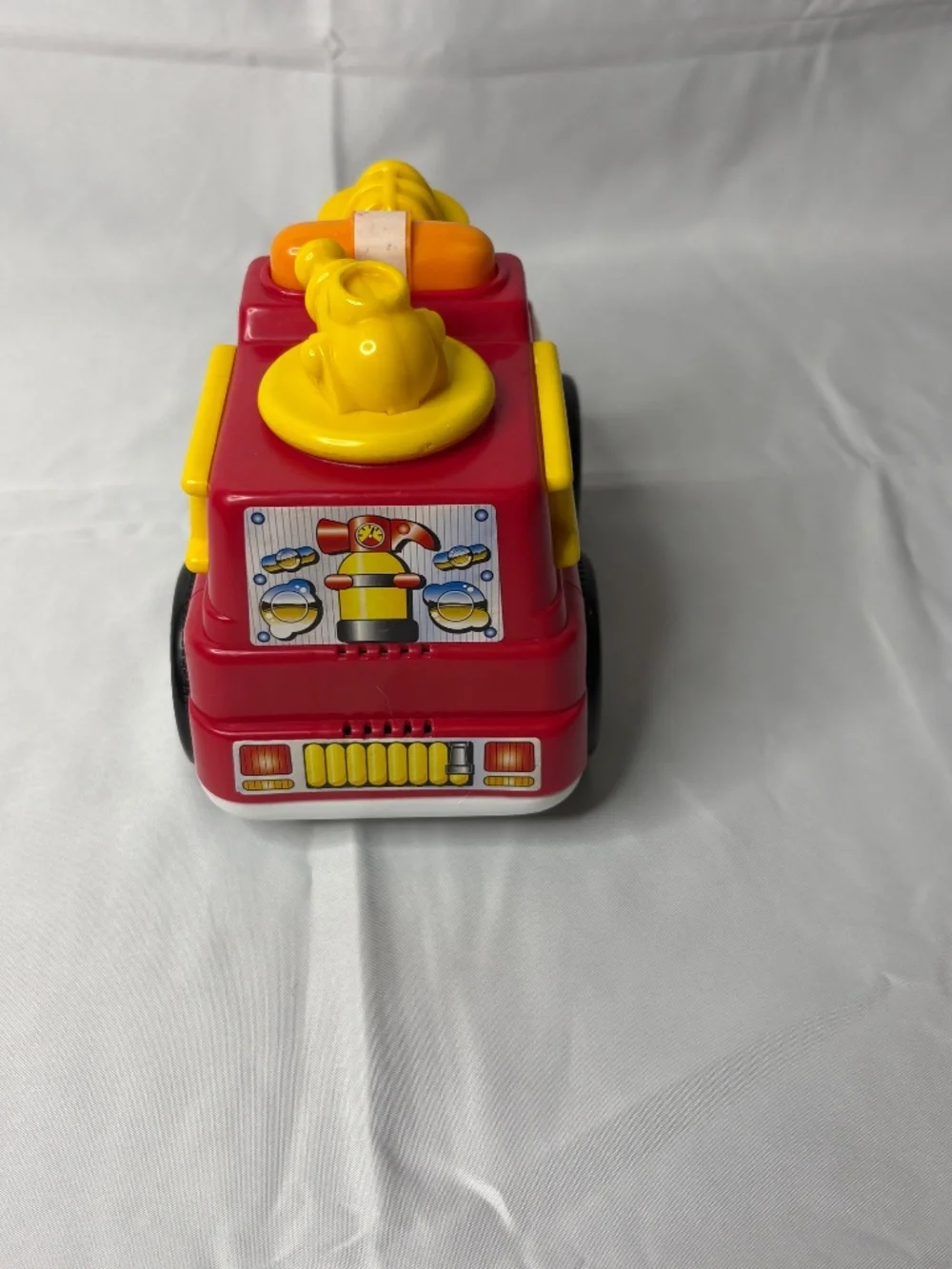 1998 Shelcore Lights and Sound Fire Truck Toy Vintage 7